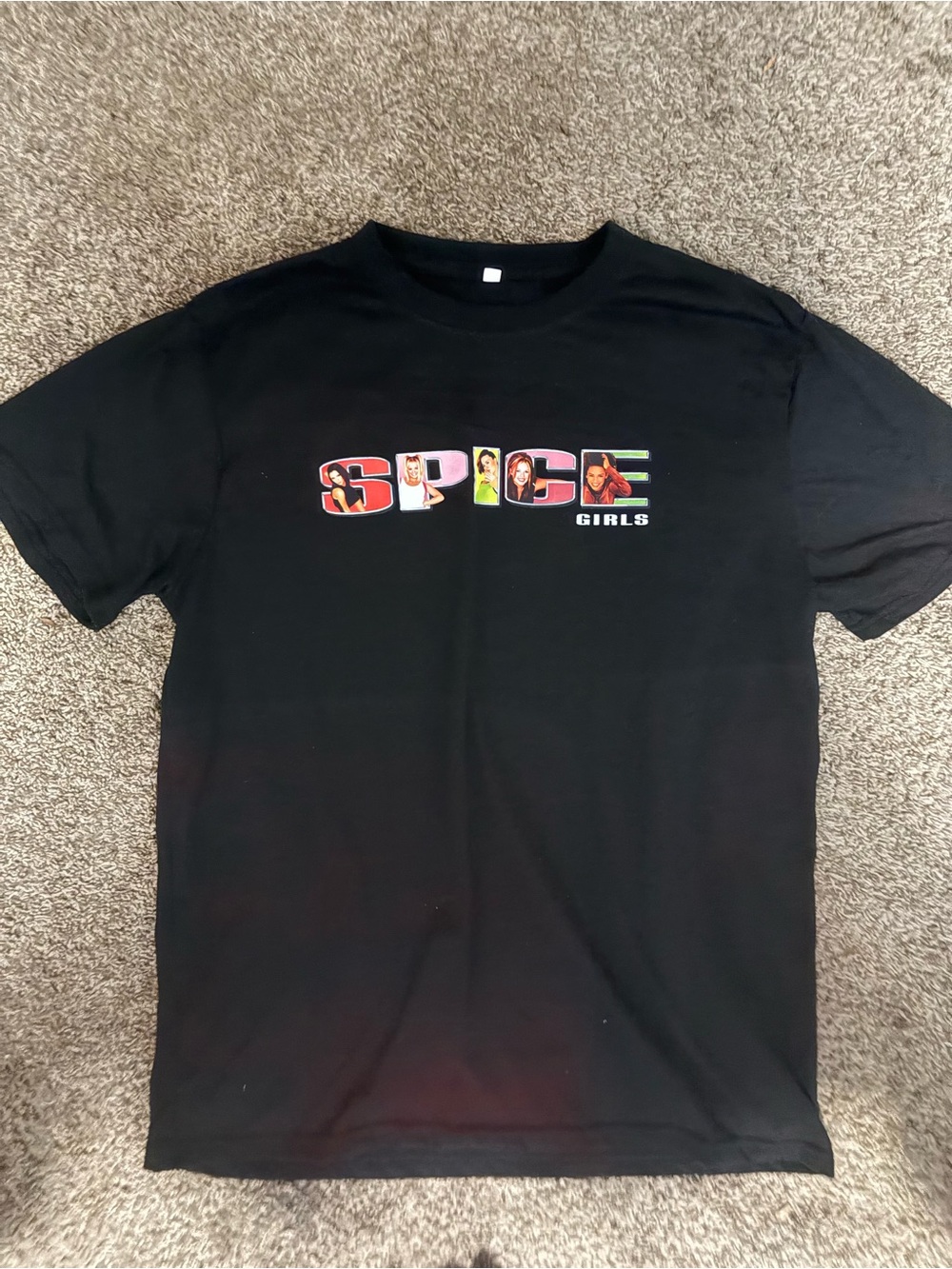 Black Graphic Logo T‑Shirt